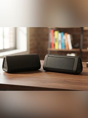 Oontz - 2 Black Portable Bluetooth Speakers